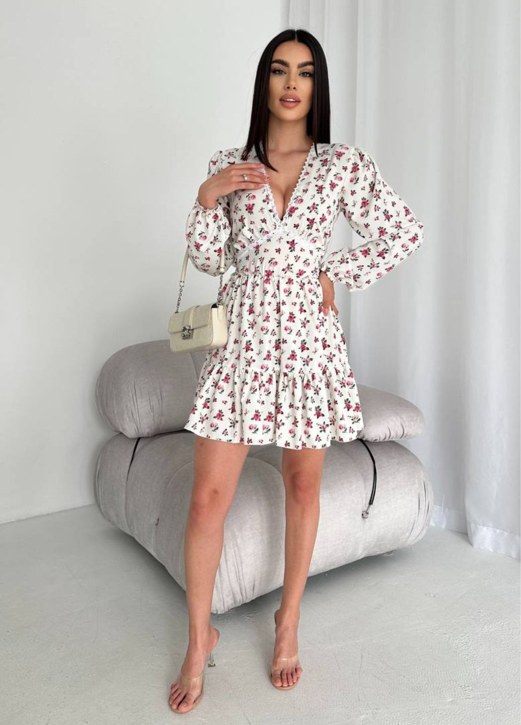 Білий повсякденний витончена сукня Allthings