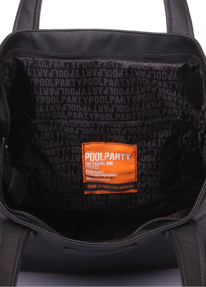 Жіноча сумка із штучної шкіри Tulip чорна PoolParty (372657620)