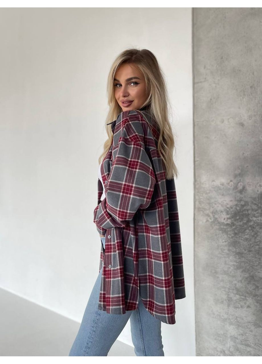 Сорочка у клітинку фланель Туреччина Україна (361009499)