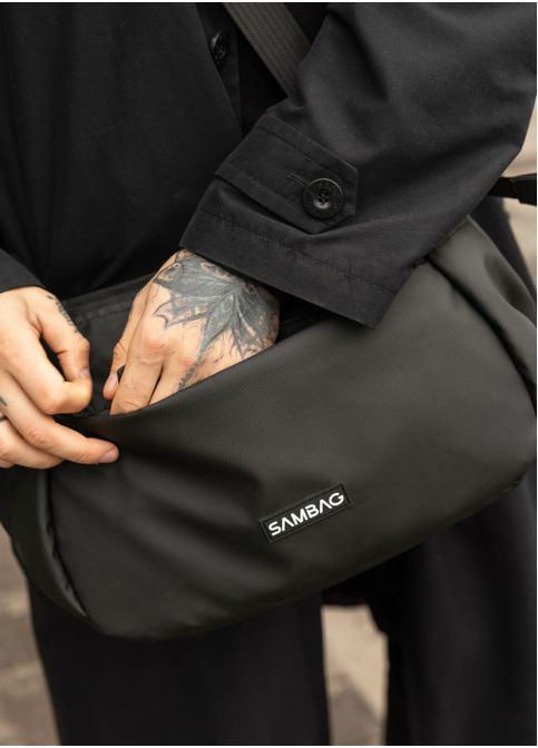 Мужская тканевая сумка Черная (7310321325) Sambag (361244886)