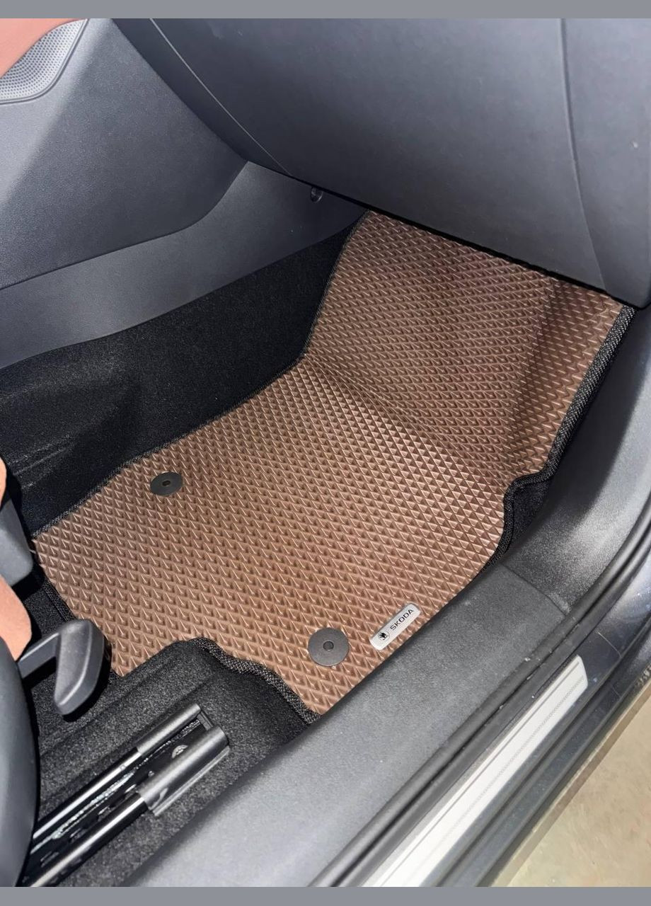 Авто-килимки ЕВА для 2023- / Комплект модельних килимків EVA для салону шкода кодіак Skoda Kodiaq (342328411)