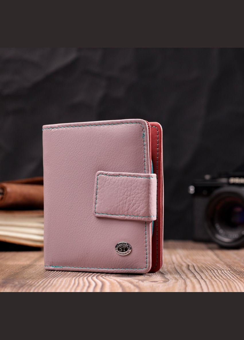 Женский кожаный кошелек с монетницей и отделениями для карт бежевый (sku_19439) No Brand (328218632)