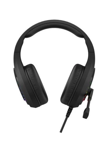 Наушники Bloody G230p, Black, игровые с микрофоном, Neon LED, 3.5 мм+USB, накладные, кабель 2.0 м A4Tech (314780716)