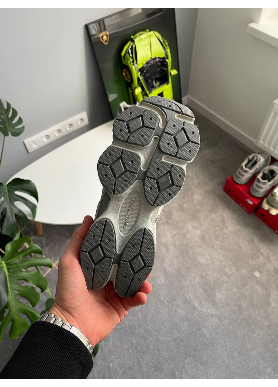 Кросівки жіночі і чоловічі New Balance 9060 shadow grey concrete silver | Нью Беланс 9060 сірі No Brand сірі демісезони (361668008)