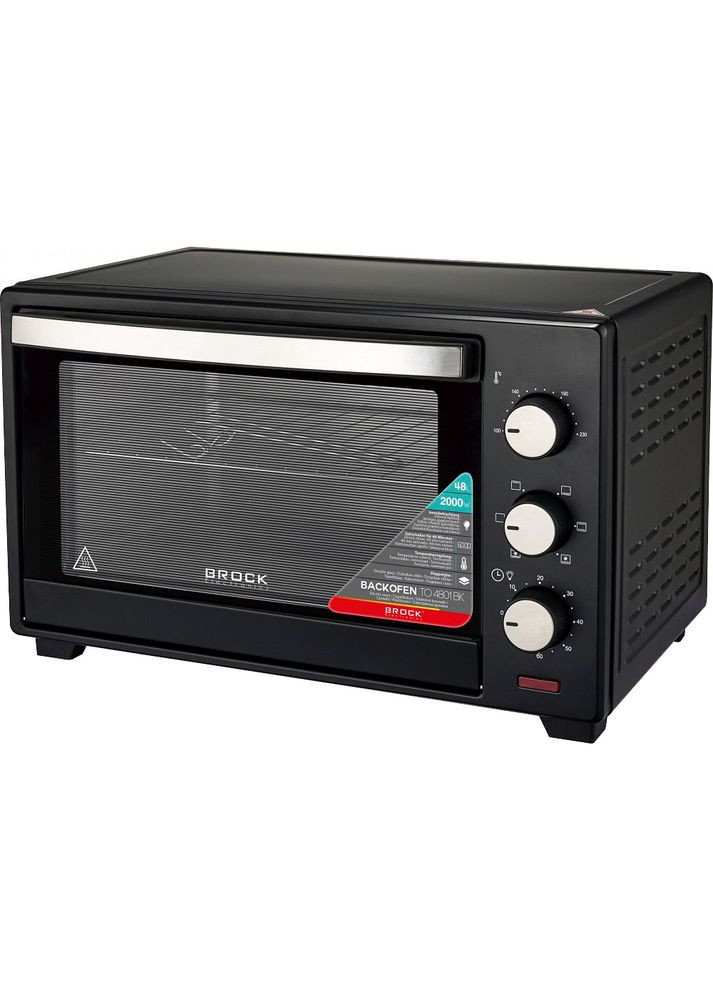 Електропіч TO 4801 BK Black BROCK (338562623)