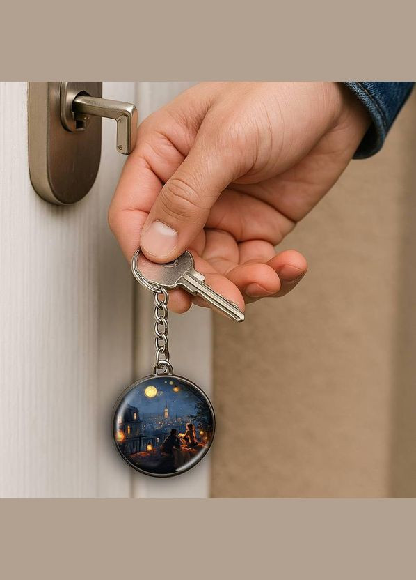 Набор подвеска (кулон) и брелок Love #04 (подарочный набор) No Brand (332633936)