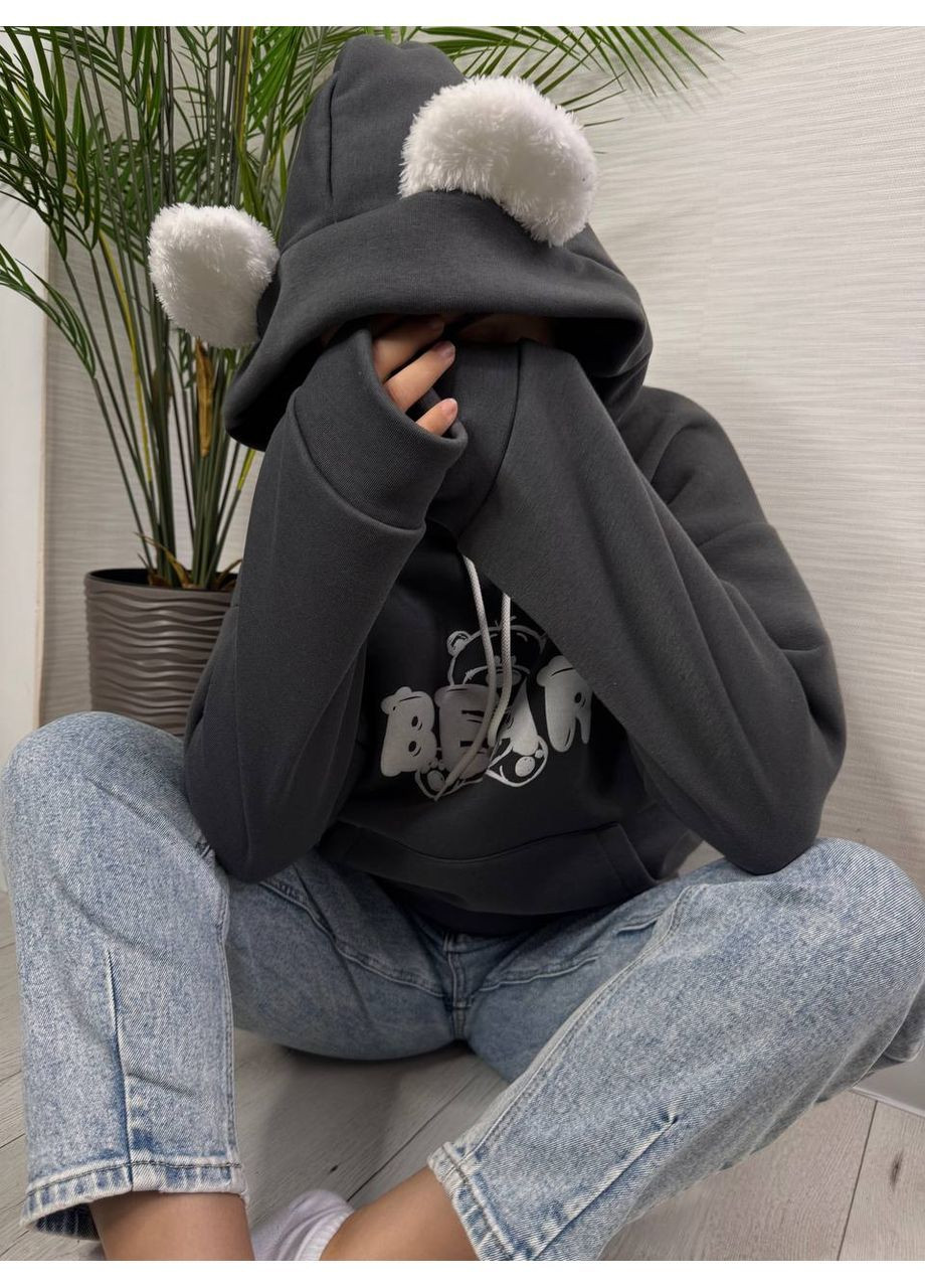 Худі BEAR з вушками No Brand (370032229)