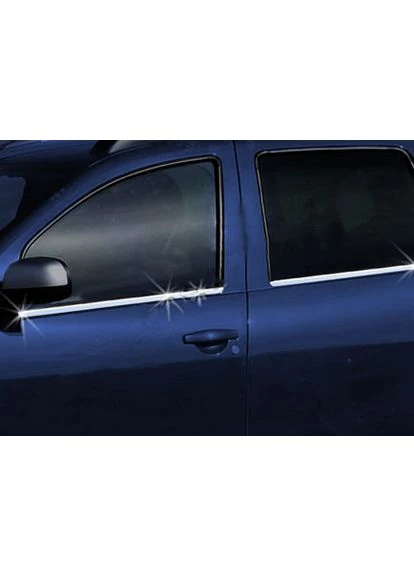 Молдинг стекол (4 шт, нерж) Турецкая сталь для Dacia Duster 2008-2018 гг CARMOS (391748941)