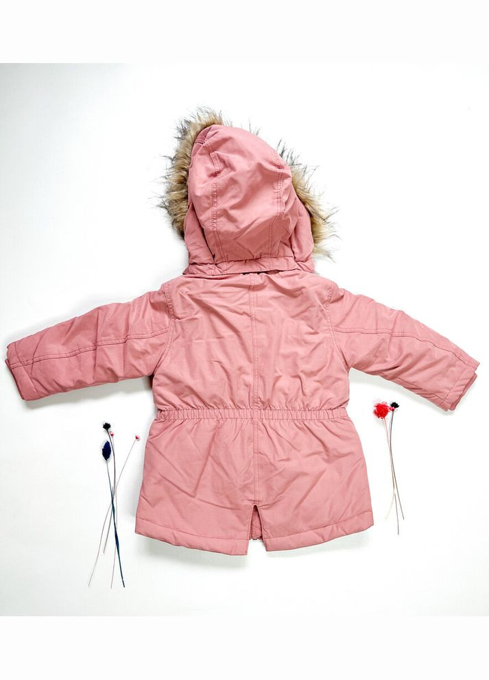 Розовая куртка на девочку 98 см розовый артикул л646 H&M