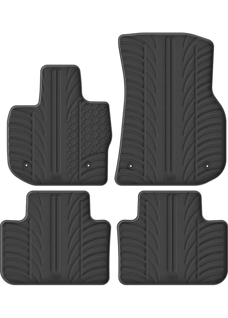 Резиновые коврики для BMW X3 (G01) 2017 → / X4 (G02) 2018 → / iX3 (G08) 2018 → (АКПП) (GR 0498) Gledring (361231310)