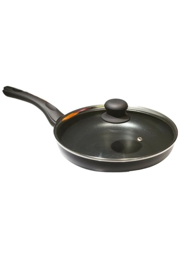 Сковорода с крышкой универсальная TS-1267-P 26 см черная Tiross (335716180)