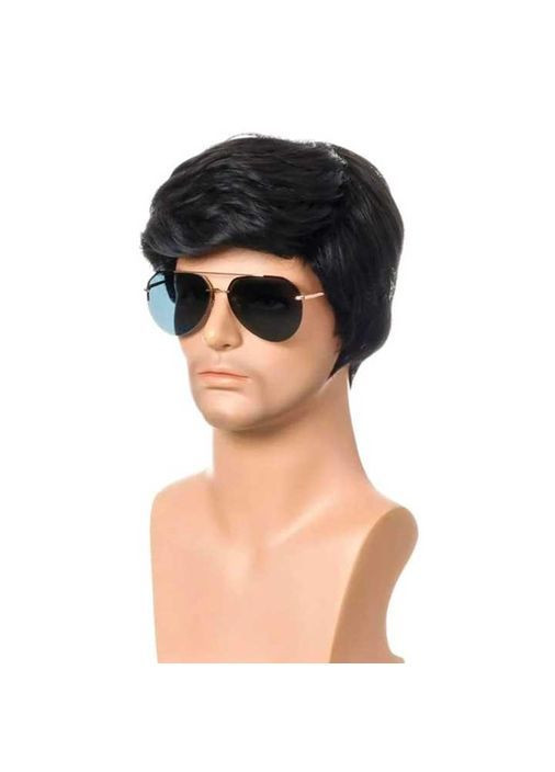 Перука чоловіча коротка Natural Black No Brand (366892059)