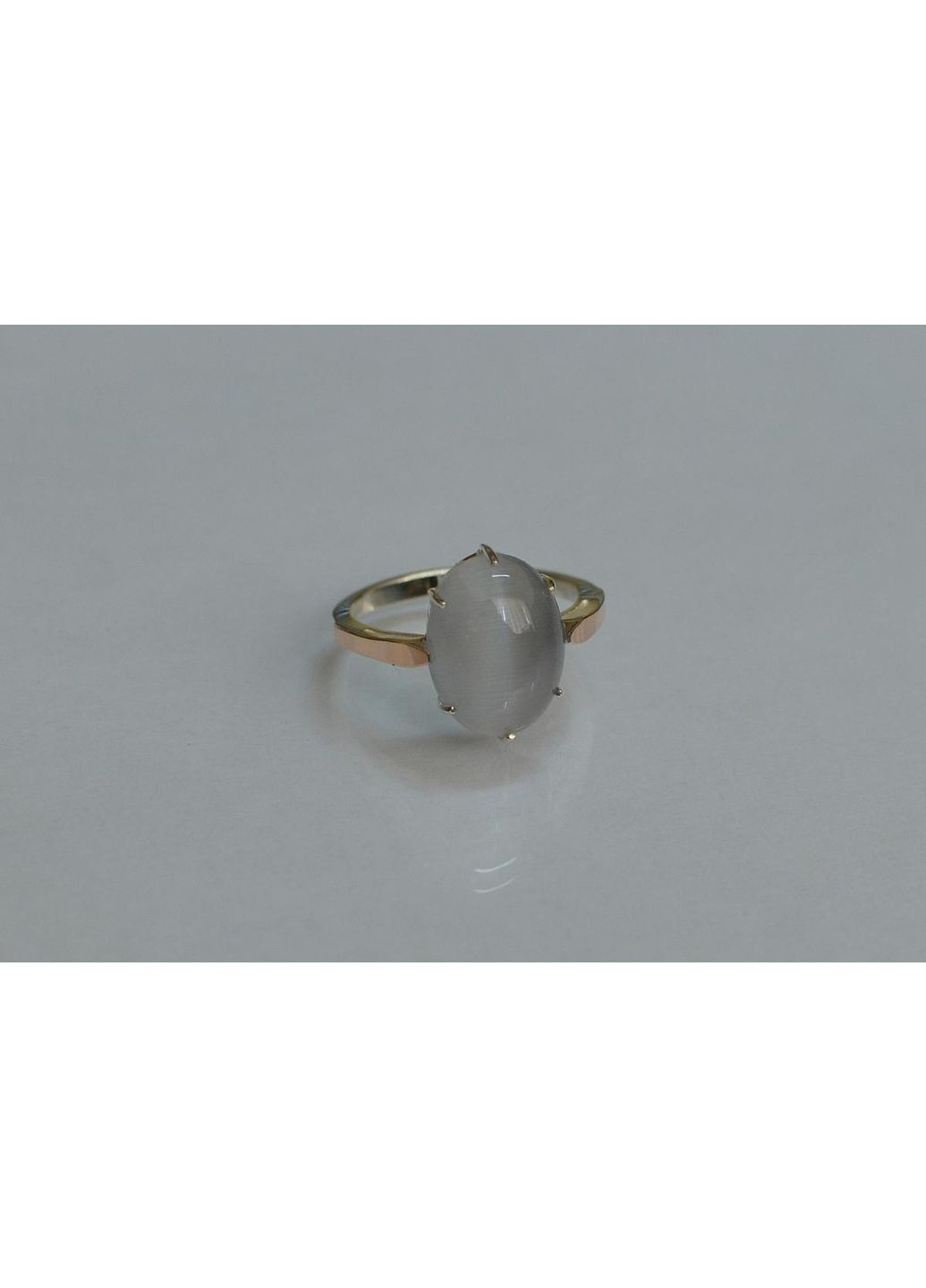 Срібна каблучка з золотими пластинами Silver Style (367112415)