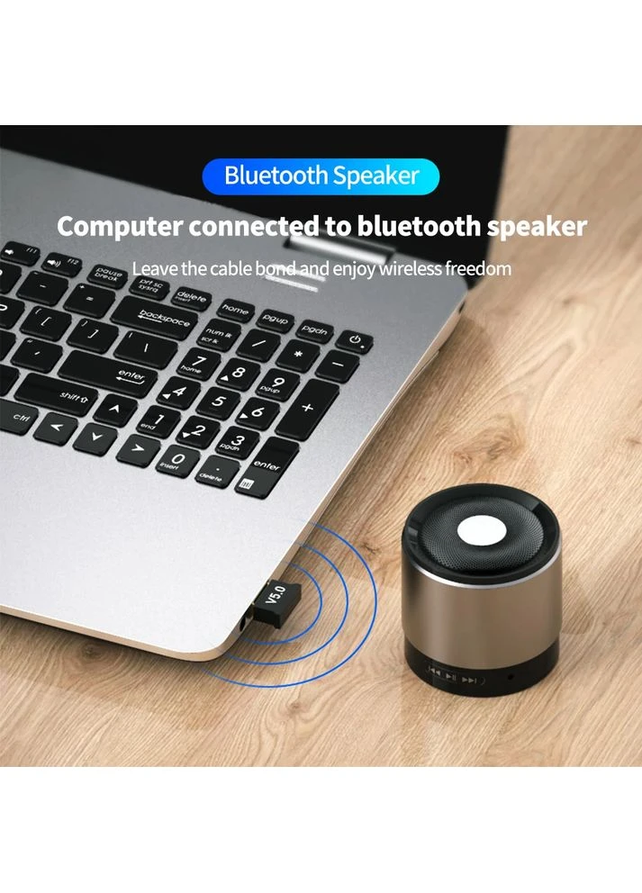 USB Bluetooth 5.0 адаптер-передавач для ПК та ноутбуків No Brand (353928818)