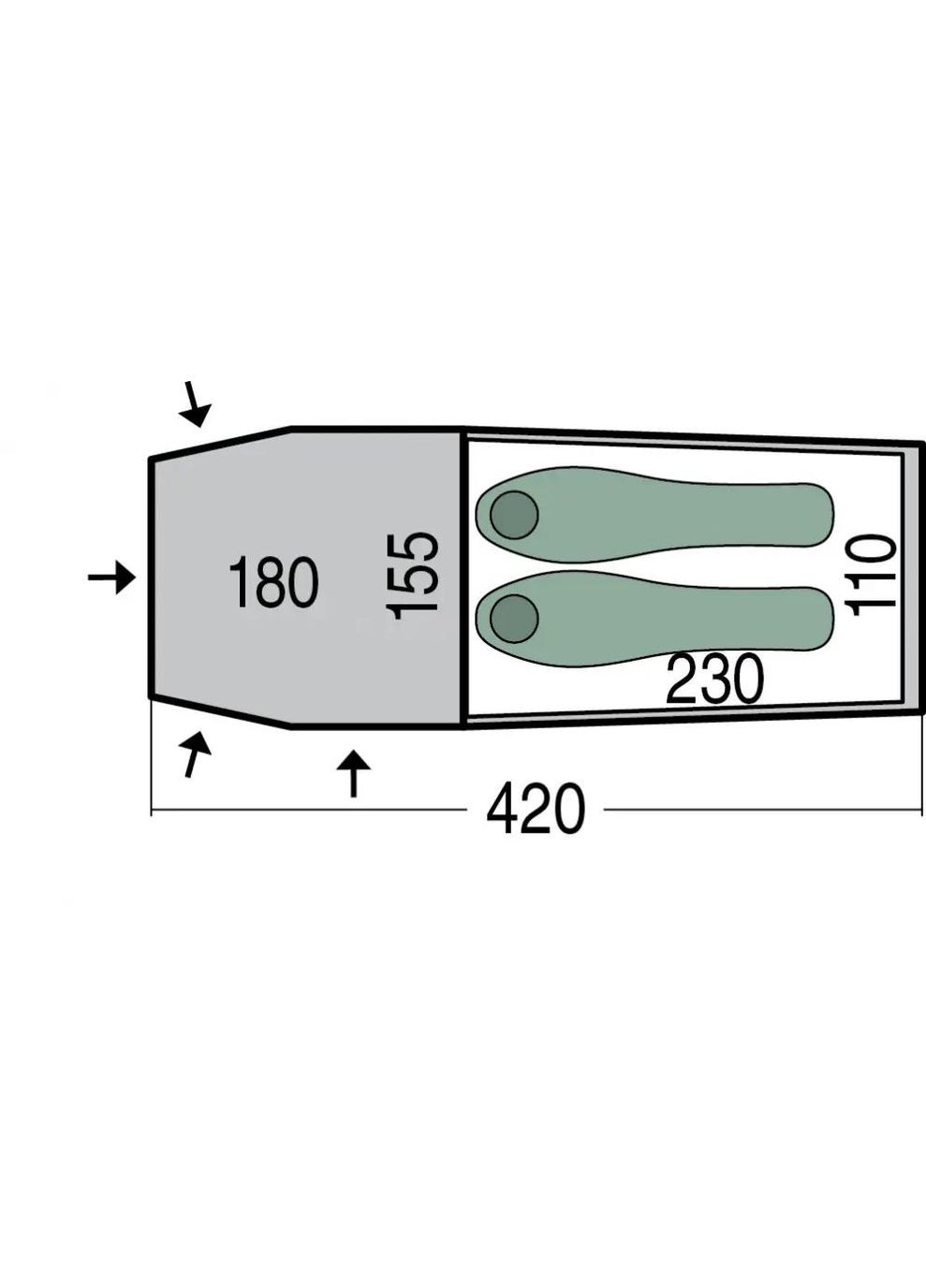 Палатка Storm 2 ц: Pinguin (316532852)