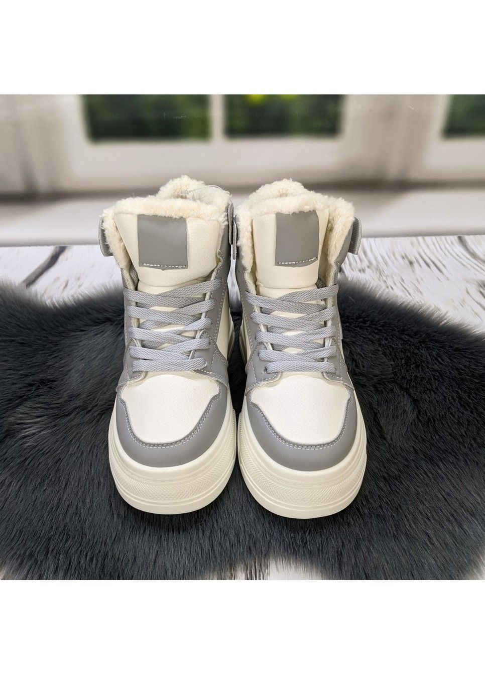 Зимние ботинки женские зимние спортивного типа Bessky из искусственной кожи