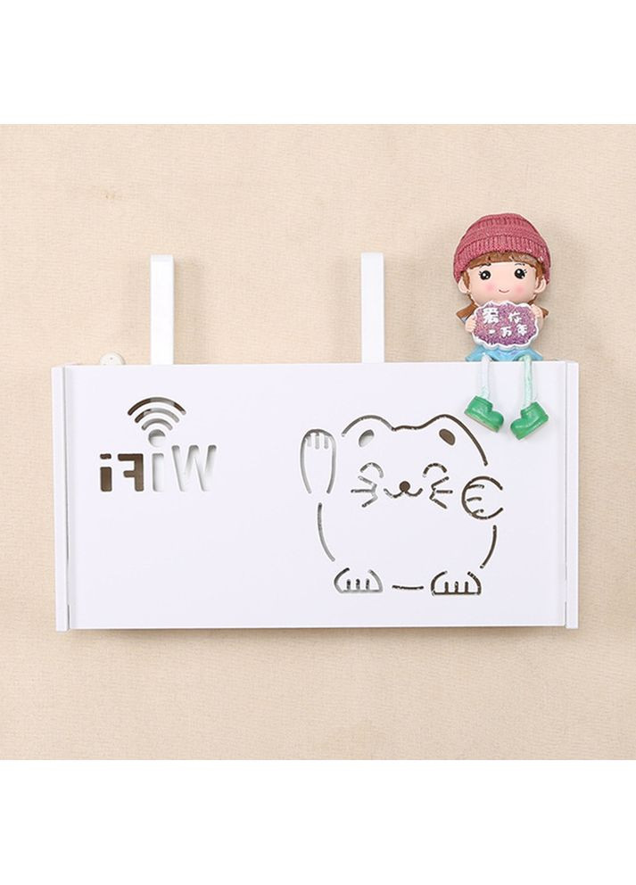 Настінна коробка для роутера Wi-Fi Полка Котик No Brand (369408013)