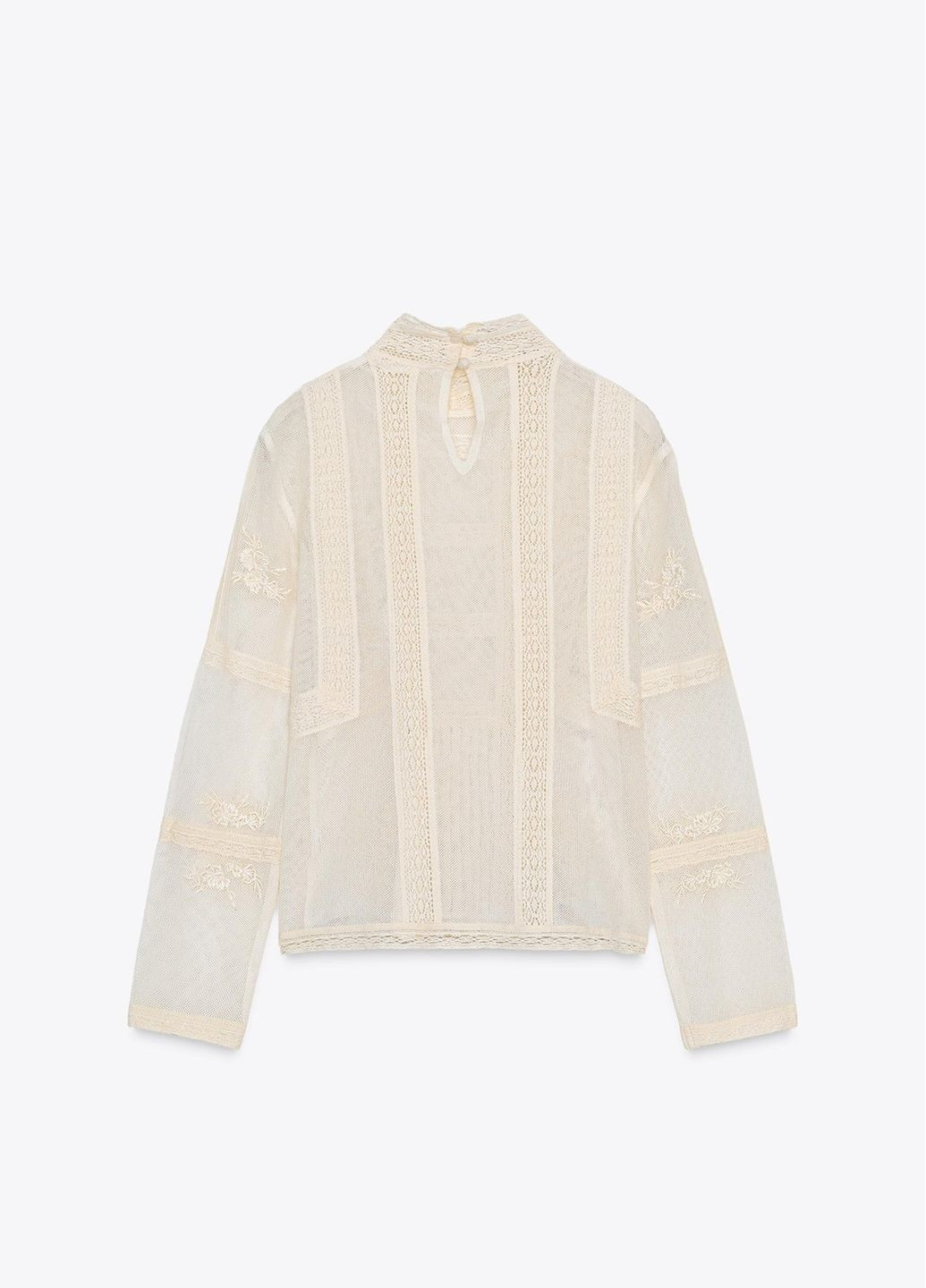 Молочна блузка Zara