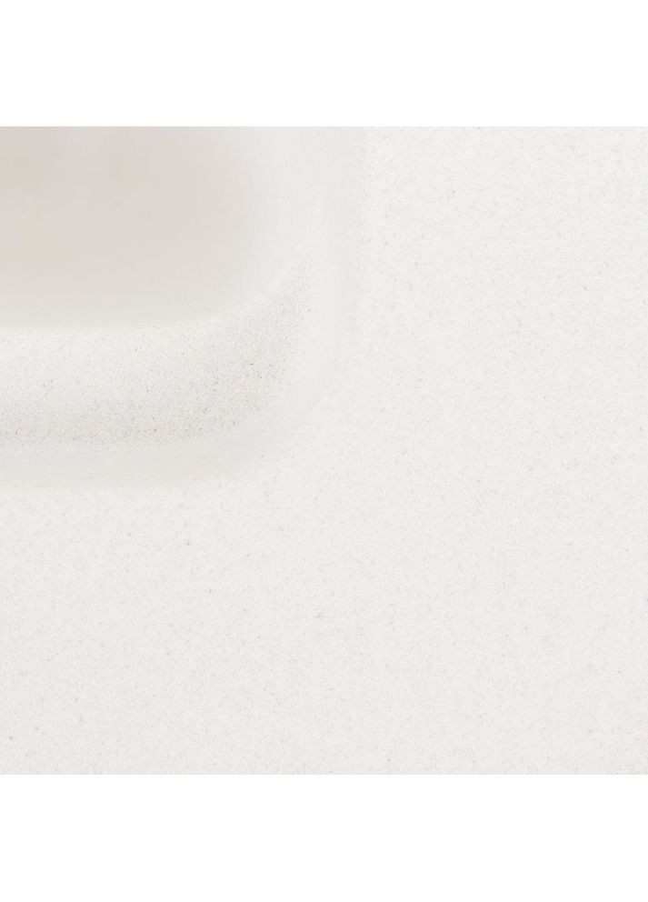 Гранитная мойка для кухни NIKA 7545 матовая Белоснежный Valeso (360861438)