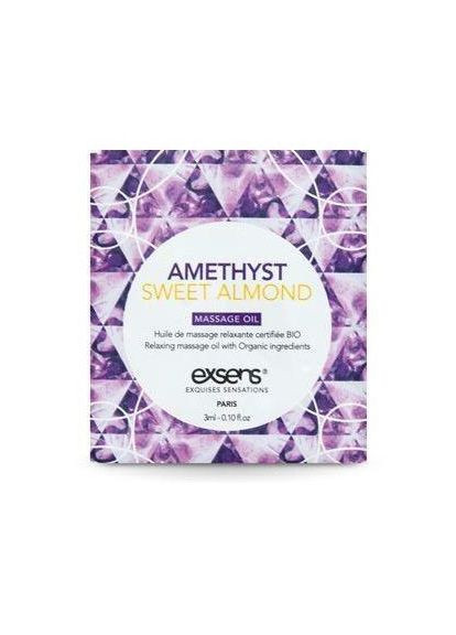 Пробник масажної олії Amethyst Sweet Almond 3мл Exsens (367723339)
