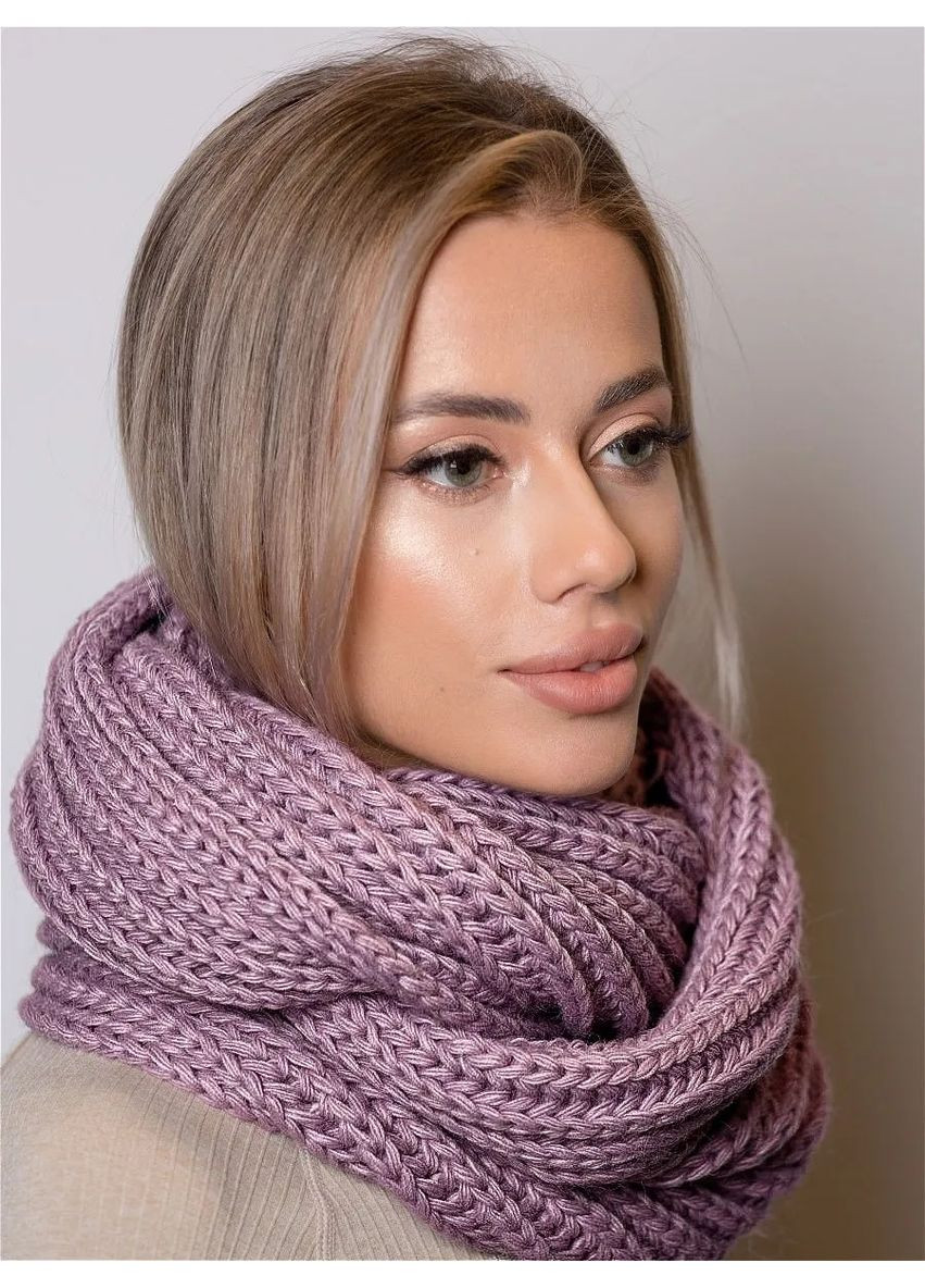 Женский шарф-снуд классический No Brand Хомут барбара (363254168)