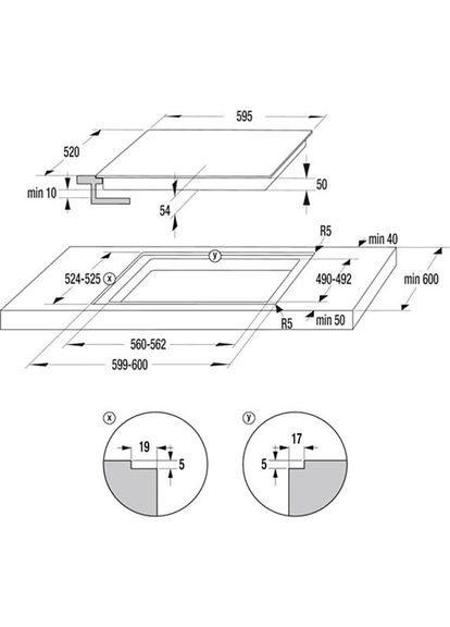 Варильна поверхня HI6442BSCWF (BI6AC-S1) Hisense (370033466)