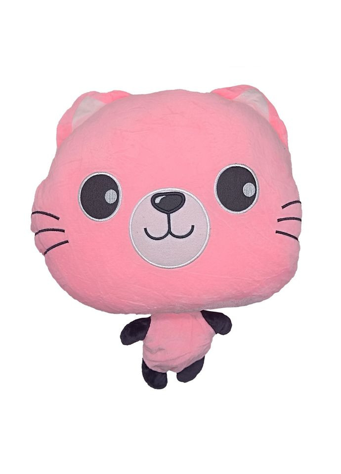 Дитяча м'яка іграшка "Кішечка" L1128(Pink) іграшка з пледом, розмір 40 см Bambi (315135556)