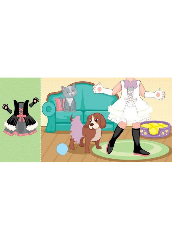 Дитяча книжка з наклейками Одягни ляльку "Модниця Аліса на карнавалі" 615010 Ranok Creative (362894924)