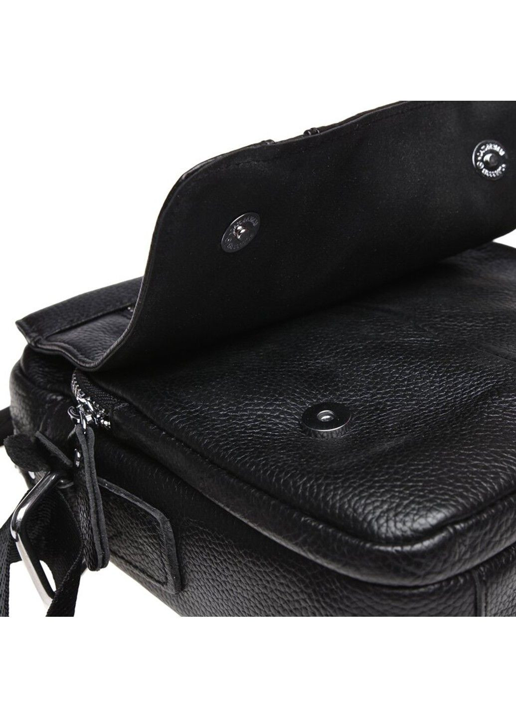 Чоловіча шкіряна сумка K12051-black Keizer (323459229)