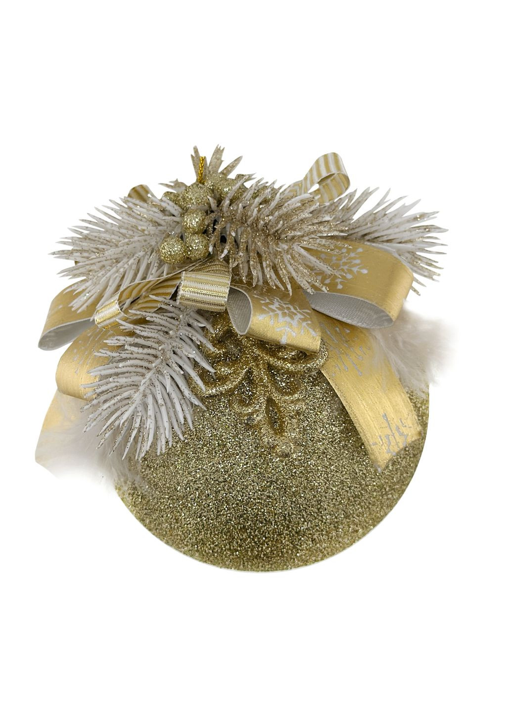 Прикраса новорічна Куля декорована ø8 см №25 MIS LT (365627301)