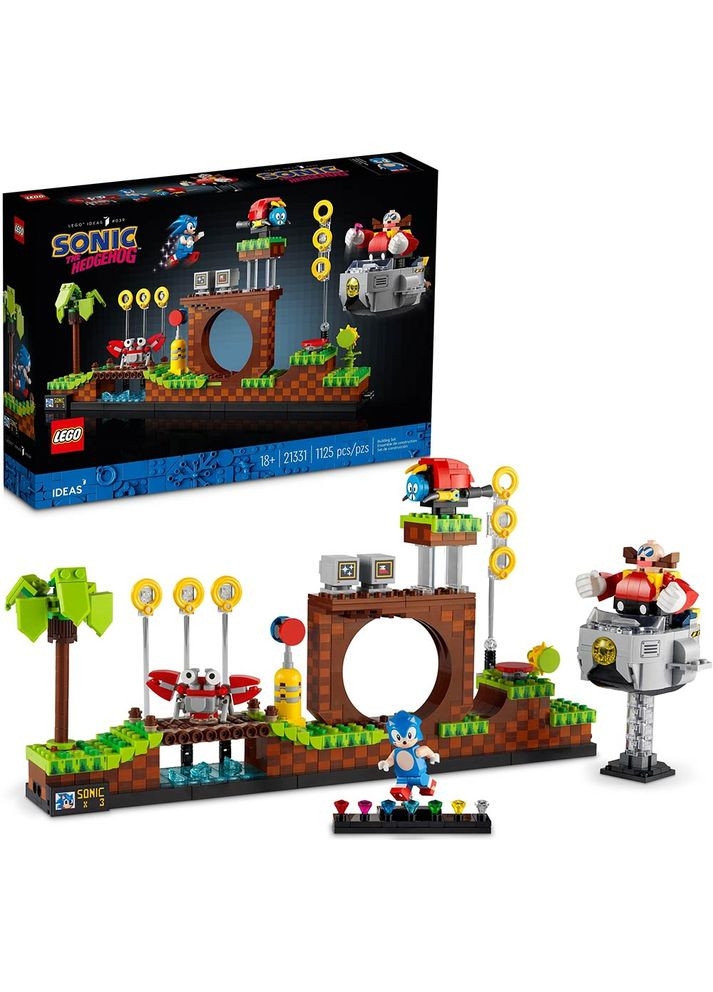 Конструктор Ideas Їжачок Сонік Зона із зеленим пагорбом (21331) Lego (307437172)