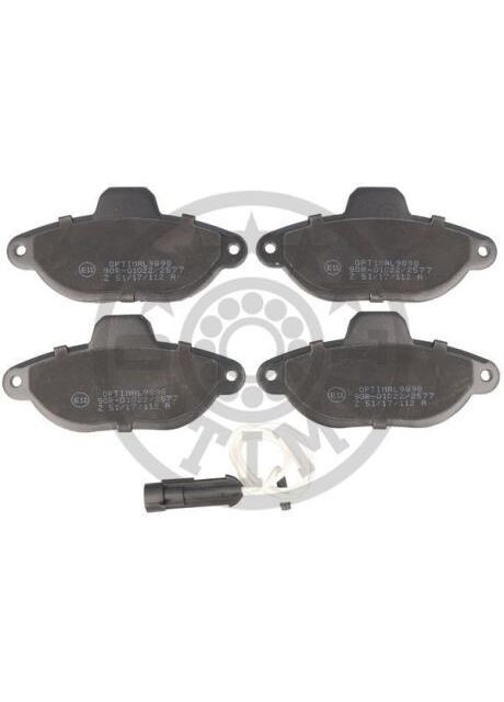 Тормозные колодки дисковые Optimal (365247686)