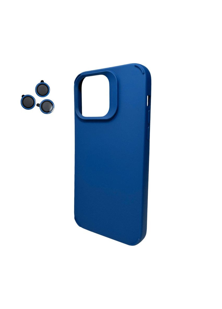 Чохол Silky Cam Protect для iPhone 15 Pro Blue Cosmic (317631436)