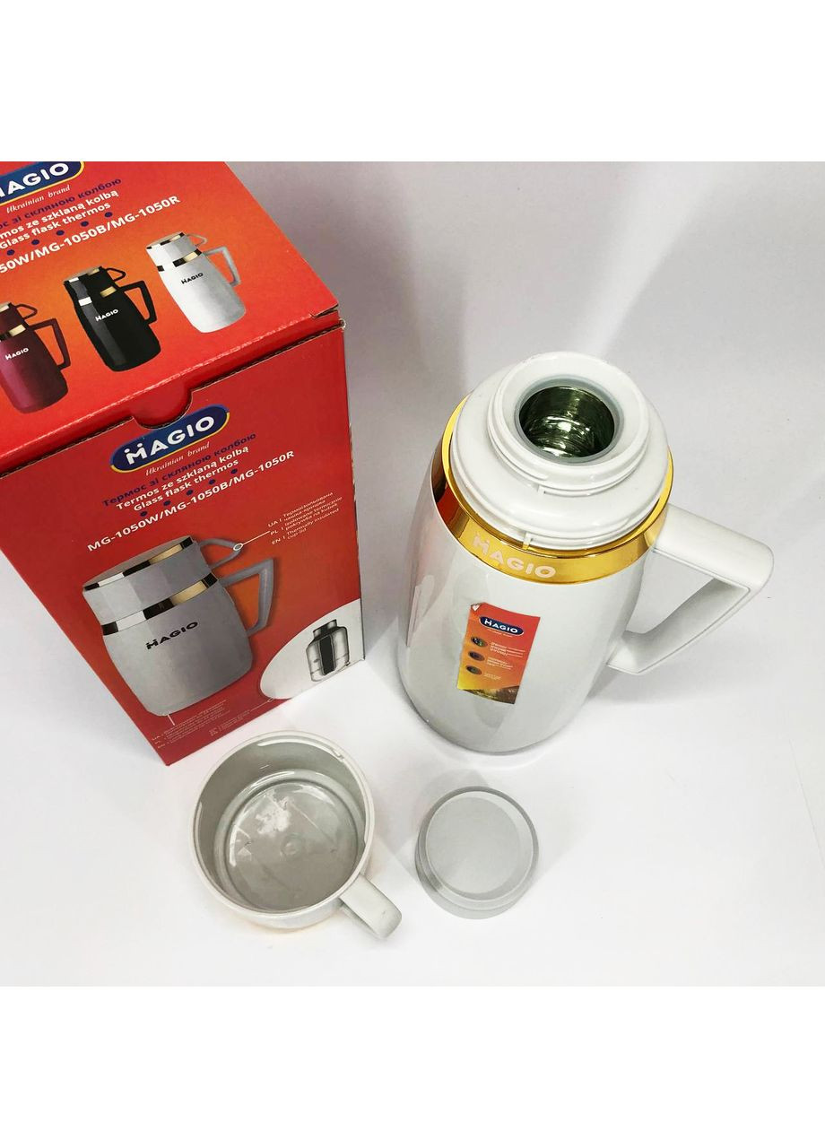 Термос со стеклянной колбой Magio MG-1050W (351375998)