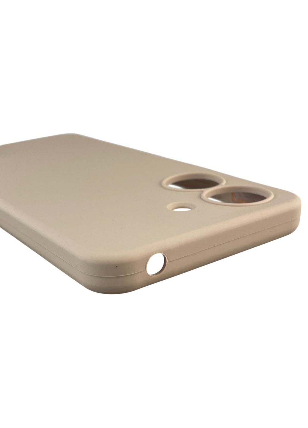 Чехол для Redmi 13C силиконовый с микрофиброй нескользящий на сяоми редми 13с пудровый Xiaomi (366389698)