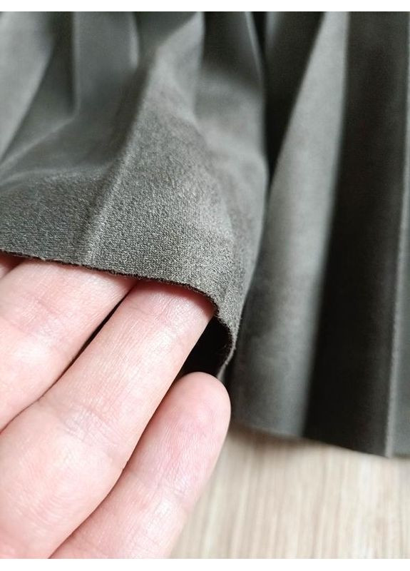 Плісирована спідниця зі штучної замші Zara (361676125)