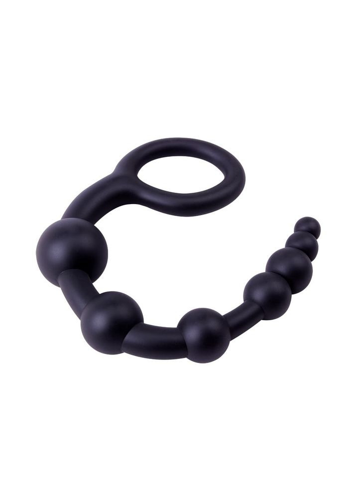 Анальний ланцюжок Black Mont 9.4 з ланками різних діаметрів, чорна Chisa (331170262)