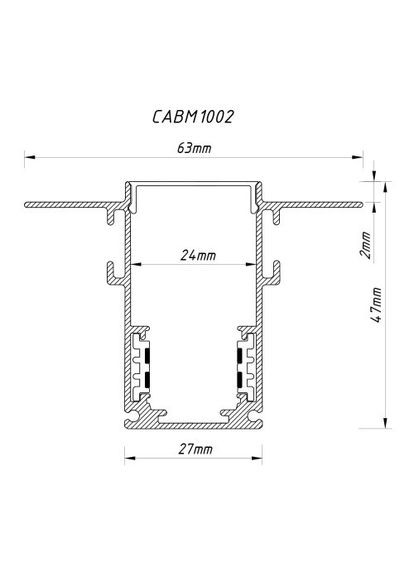 Шинопровод CABM1002 встроенный 3м Ardero (365652149)