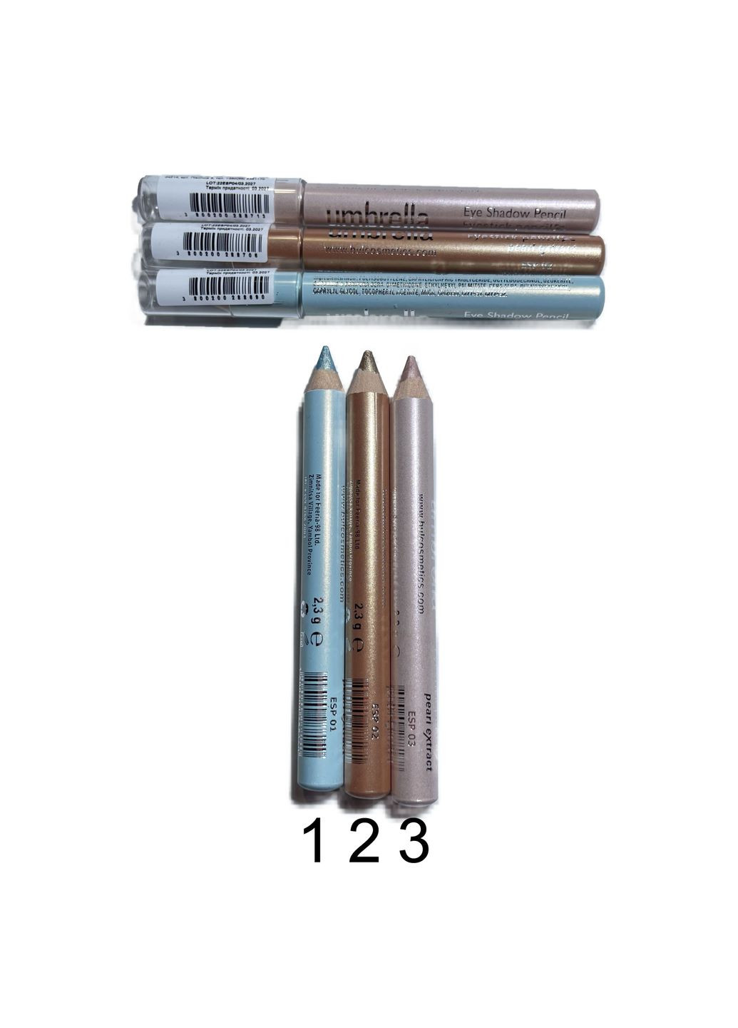 Тіні-олівець для очей Umbrella eye shadow pencil (293247449)