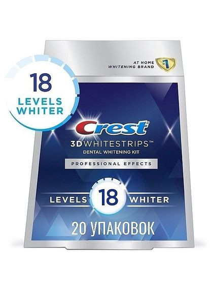 Відбілювальні смужки для зубів, без коробки 3D Whitestrips Professional Effects 1шт (285603-138357) Crest (368602458)