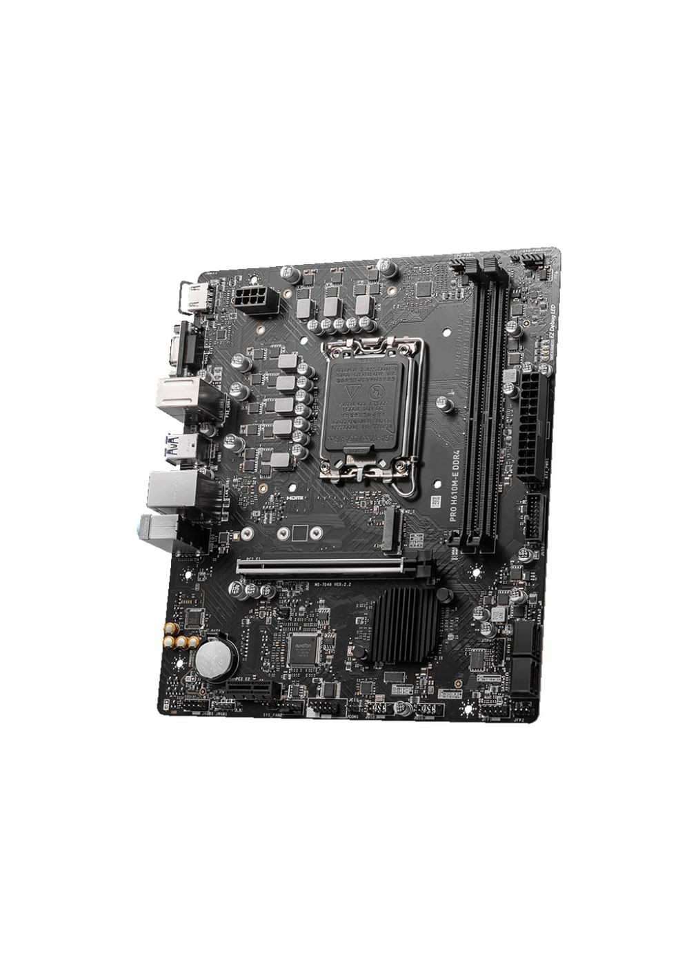 Материнская плата PRO H610M-E DDR4 s1700 H610 2xDDR4 M.2 HDMI DSub mATX MSI (320827069)