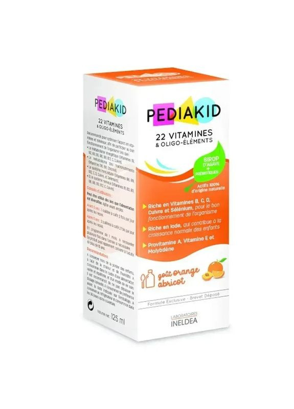 Мультивитамины для детей 22 Vitamins & Minerals сироп, 125 мл Pediakid (361115098)