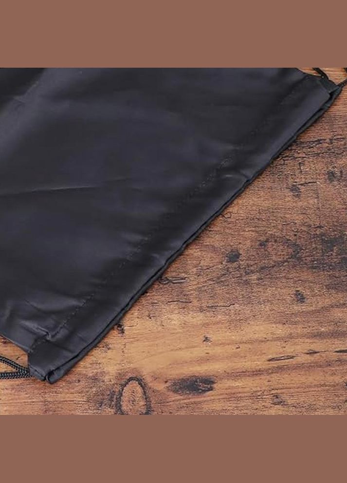 Сумка-рюкзак на шнурках-затяжках чорного кольору 34*39 см (OK0093_1) No Brand (325700061)