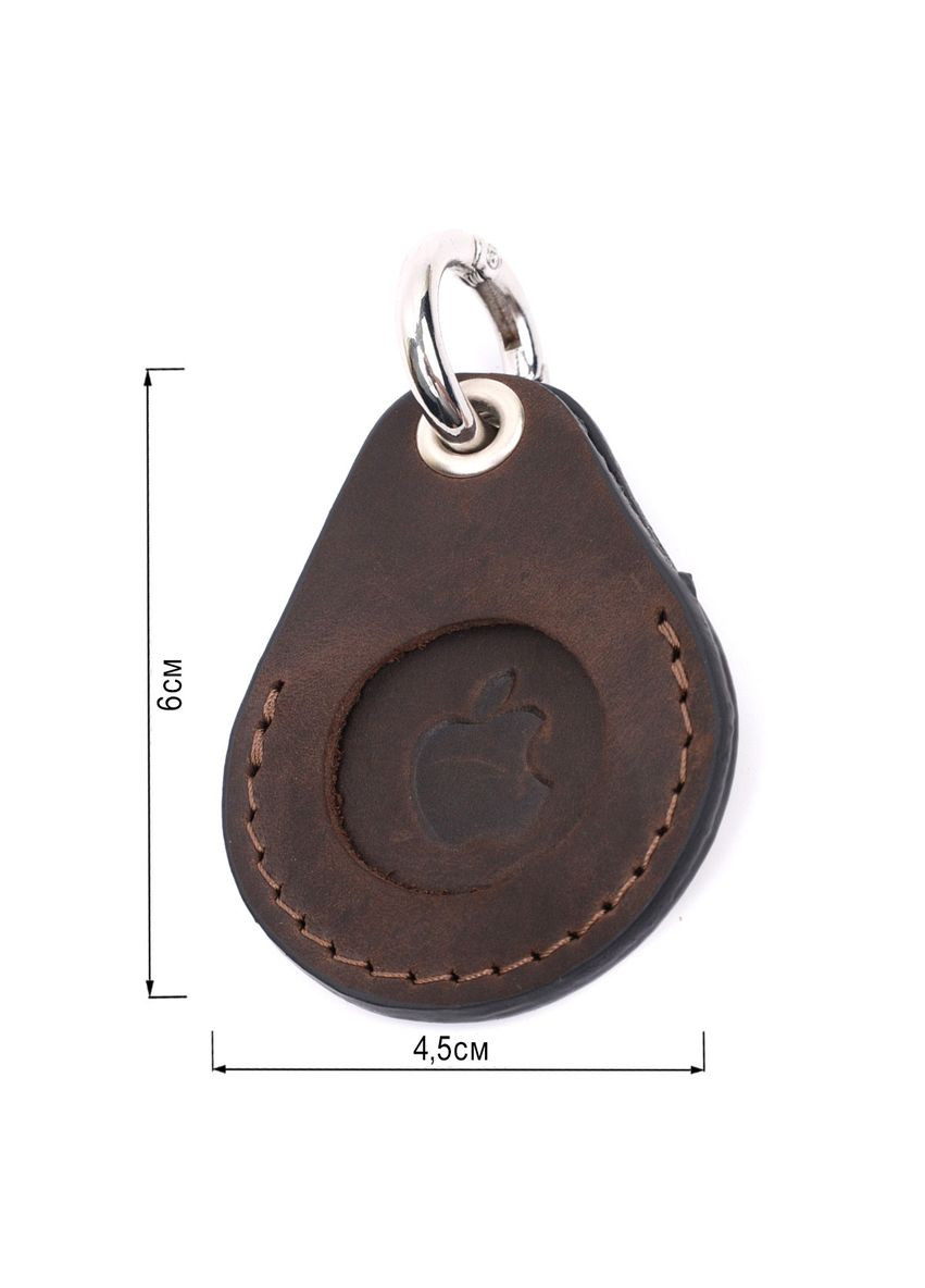 Надійний брелок-тримач для Apple AirTag із натуральної шкіри 11615 Коричневий Grande Pelle (329151690)