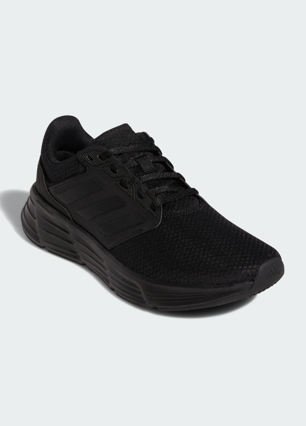 Черные всесезонные кроссовки для бега galaxy 6 adidas