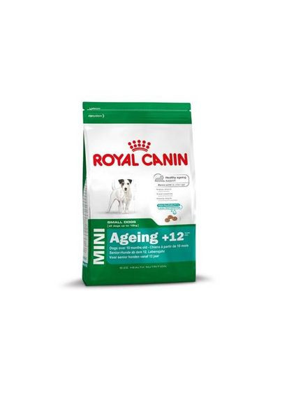Корм для собак мініродів від 12 років Mini Ageing +12 800 г (1007008) Royal Canin (279566322)