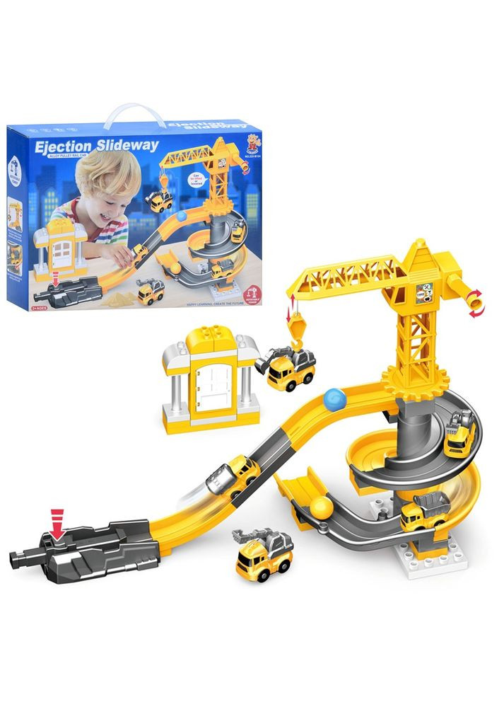 Гараж на запуску, машинки 4 шт., підйомний кран Home (365718823)