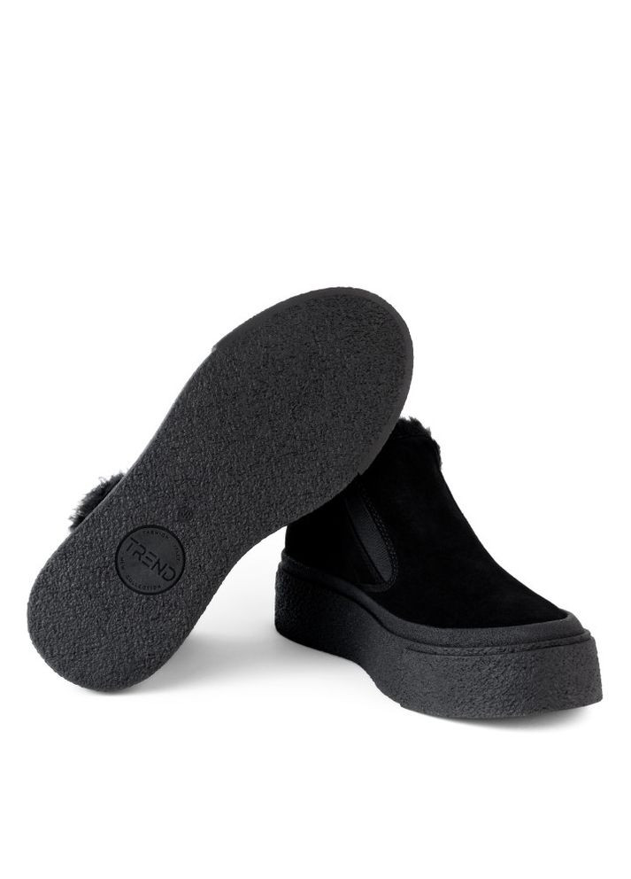 Черевики жіночі зимові замшеві Emma чорні Oldcom SWQ (364929541)