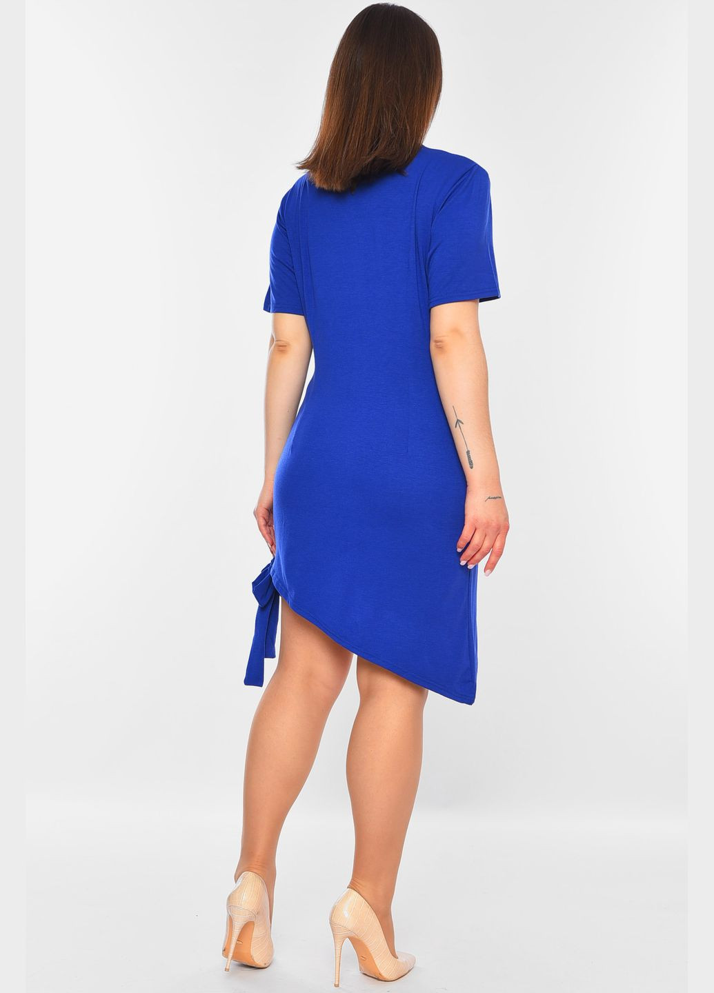 Туніка жіноча батальна синього кольору Let's Shop (324468545)