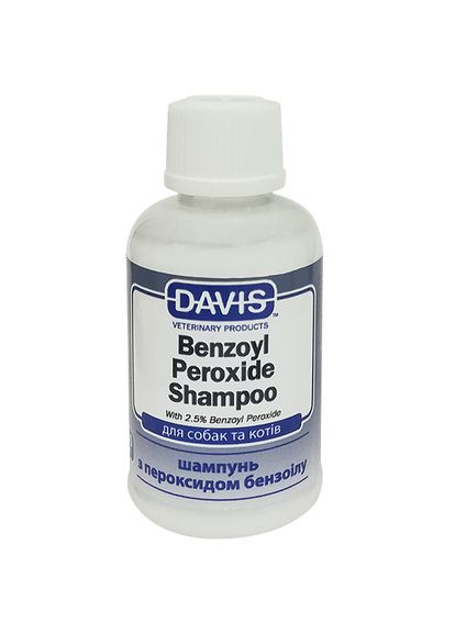 Шампунь Benzoyl Peroxide Shampoo для собак і котів з демодекозом 50 мл (2100052902012) Davis (279561222)